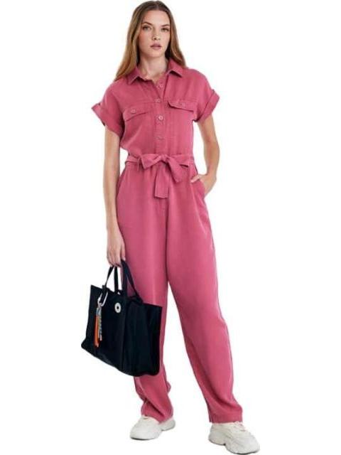 PALAZZO CON CINTO ROSA HOLLY LAND