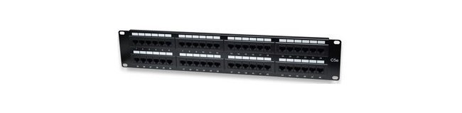INTELLINET PANEL DE PARCHEO CAT5E 2U 48 PUERTOS