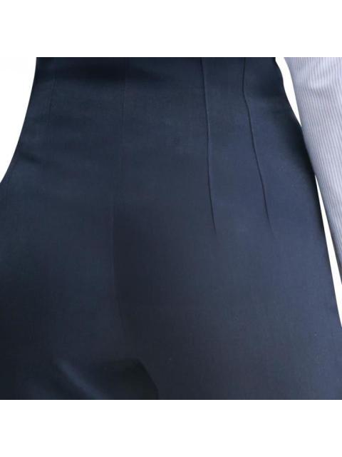 PANTALON CINTURA ALTA AZUL MARINO HOLLY LAND