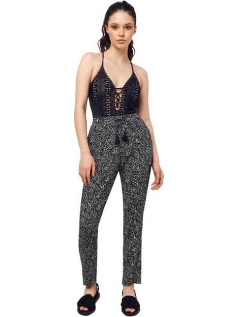 PANTALON JOGGER ESTAMPADO NEGRO PRIMARK