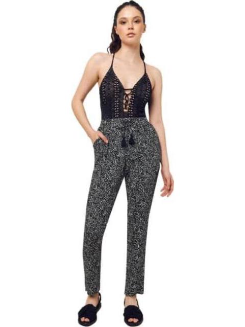 PANTALON JOGGER ESTAMPADO NEGRO PRIMARK