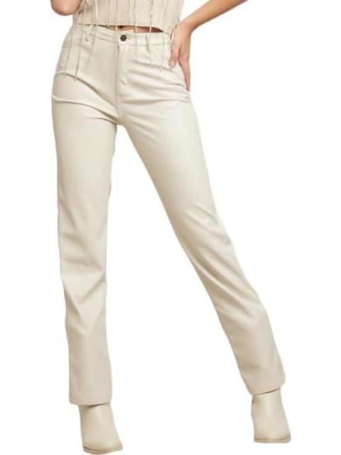 PANTALON PIEL VEGANA MARFIL HOLLY LAND