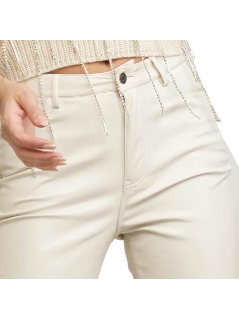 PANTALON PIEL VEGANA MARFIL HOLLY LAND