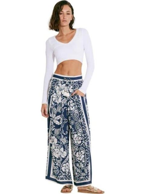 PANTALON PIERNA ANCHA AZUL HOLLY LAND