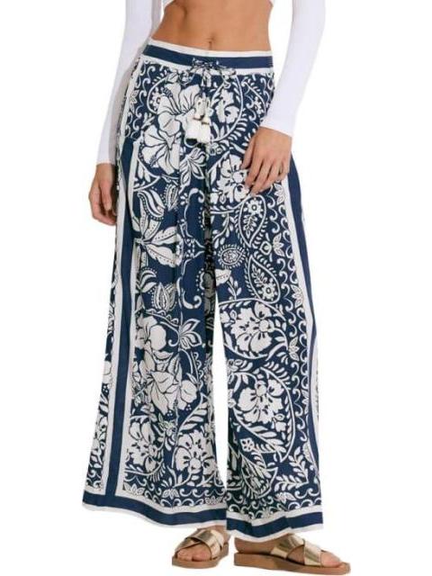 PANTALON PIERNA ANCHA AZUL HOLLY LAND
