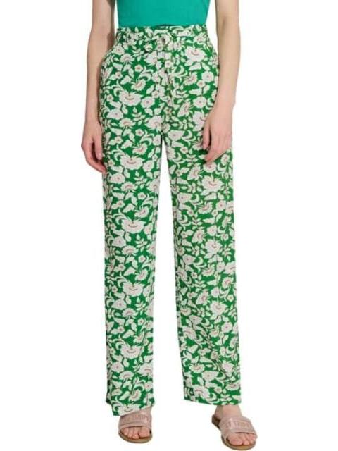 PANTALON PIERNA ANCHA VERDE PRIMARK