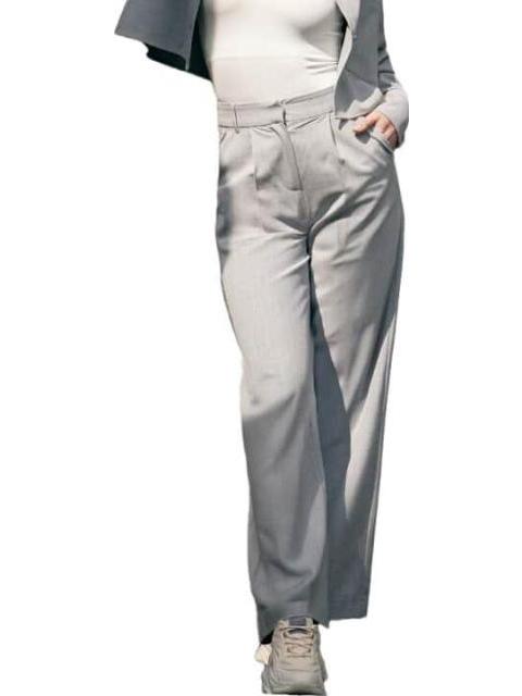 PANTALON RAYAS GRIS HOLLY LAND