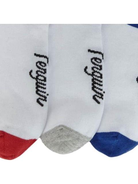 PAQ. 3 TIN CORTO LISO PUNTA-TALON DE COLOR PENGUIN MULTICOLOR PENGUIN