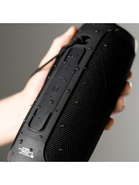 PERFECT CHOICE BOCINA PORTATIL OUTDOORS BLUETOOTH ALAMBRICO-INALAMBRICO USB-A 30W NEGRO - RESISTENTE AL AGUA