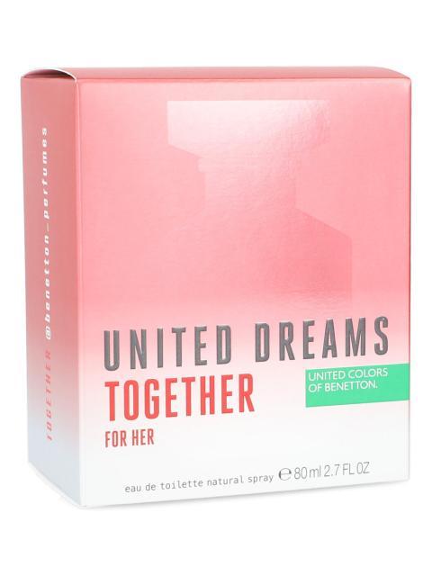 PERFUME MUJER UNITED DREAMS TOGETHER EDT 80 ML BENETTON