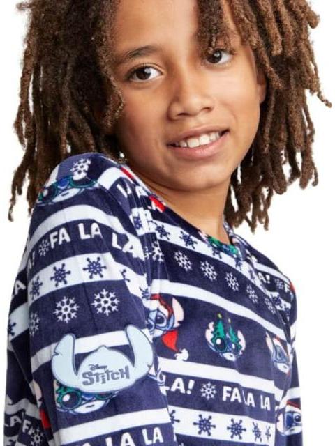 PIJAMA STITCH AZUL MARINO DISNEY