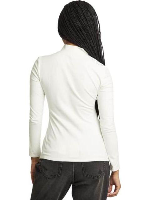 PLAYERA BASICA CUELLO ALTO BLANCO HOLLY LAND