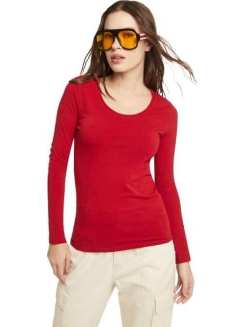 PLAYERA MANGA LARGA ROJO HOLLY LAND