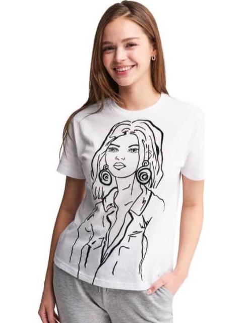 PLAYERA CASUAL BLANCO HOLLY LAND