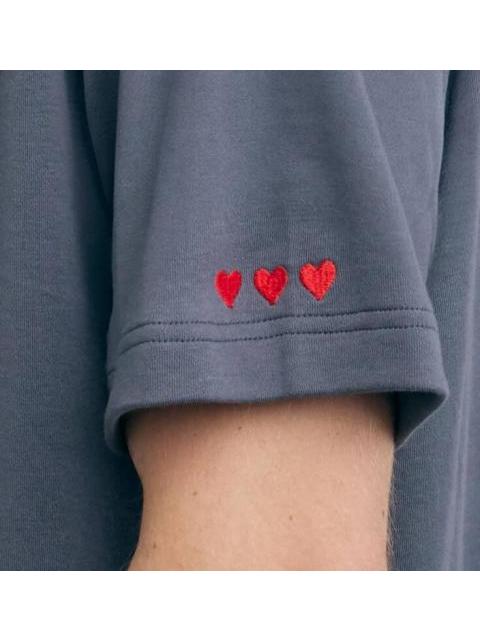 PLAYERA CORAZON POKER GRIS HARD SODA