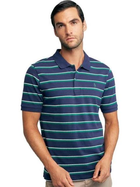 PLAYERA CUELLO POLO MANGA CORTA AZUL MARINO HPC POLO