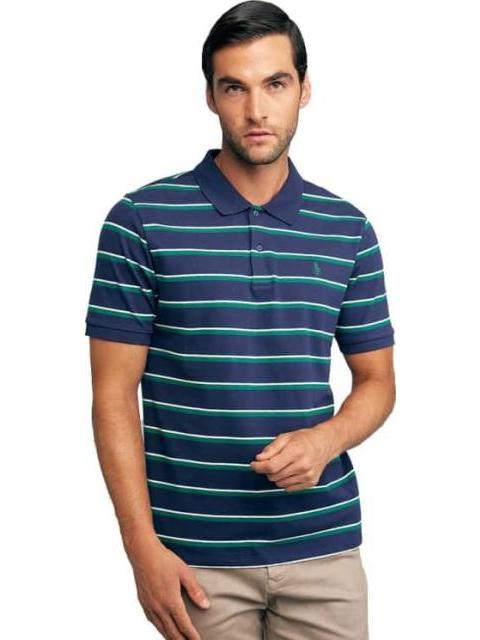 PLAYERA CUELLO POLO MANGA CORTA AZUL MARINO HPC POLO