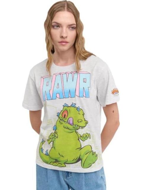 PLAYERA DAMA GRIS RUGRATS