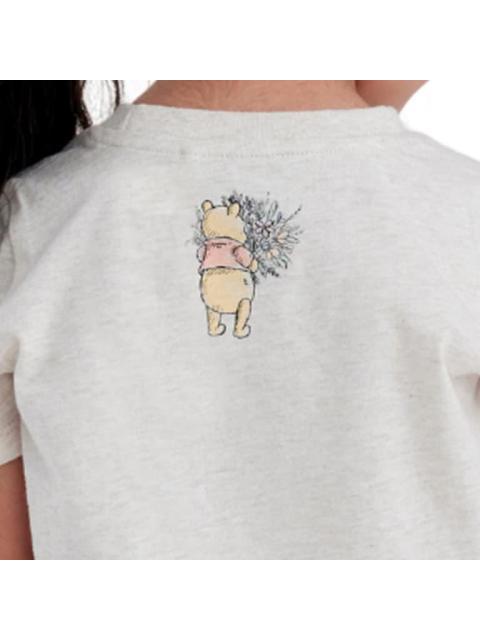 PLAYERA ESTAMPADA APLICACIONES BEIGE WINNIE THE POOH
