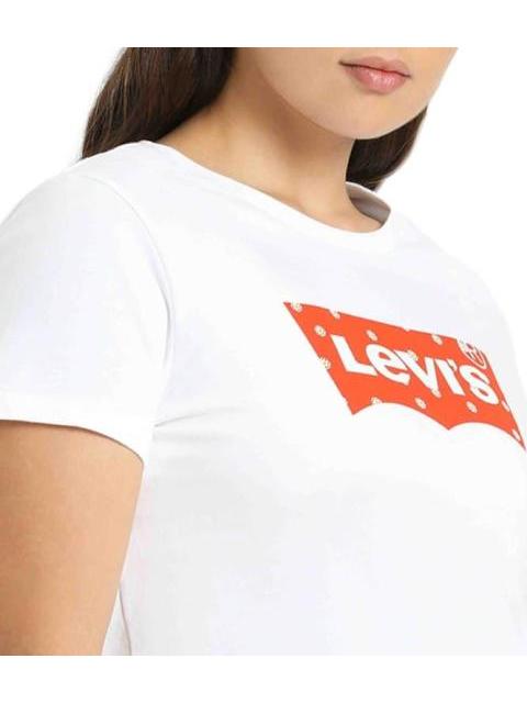 PLAYERA ESTAMPADA MANGA CORTA BLANCO LEVIS STRAUSS