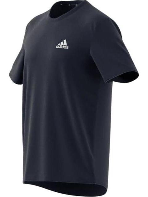 PLAYERA MANGA CORTA AEROREADY AZUL MARINO ADIDAS