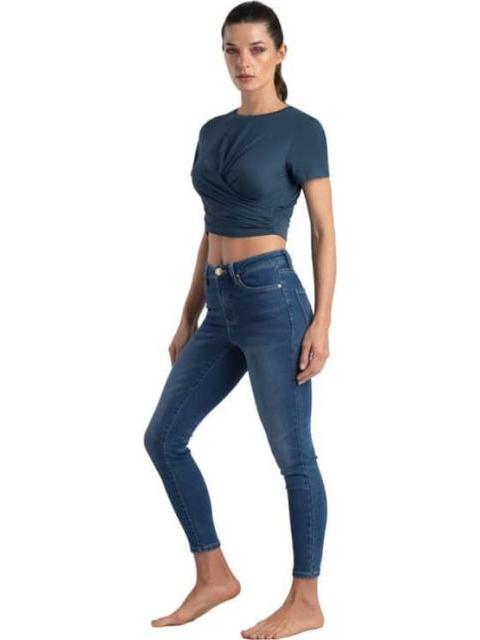 PLAYERA MANGA CORTA AZUL MARINO SKECHERS1