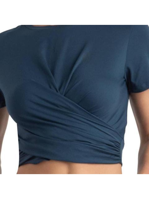 PLAYERA MANGA CORTA AZUL MARINO SKECHERS1