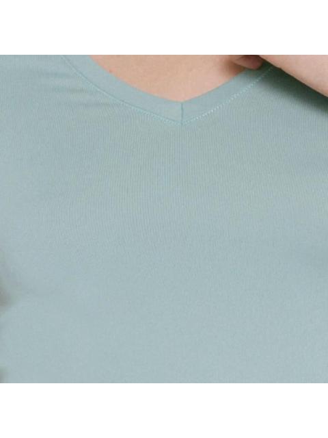 PLAYERA MANGA CORTA AZUL MENTA HOLLY LAND
