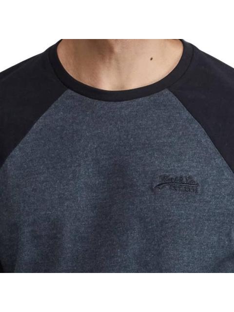 PLAYERA MANGA RANGLAN GRIS NEXT CO