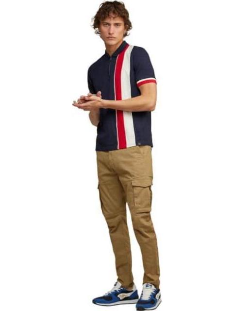 PLAYERA CUELLO POLO AZUL MARINO D.E.E.P SELECTION