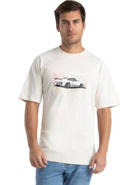 PLAYERA MOTORSPORT PORSCHE LEGACY 911 GRAPHIC TEE HUESO PUMA