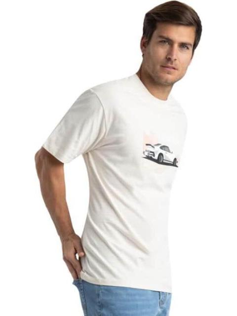 PLAYERA MOTORSPORT PORSCHE LEGACY 911 GRAPHIC TEE HUESO PUMA