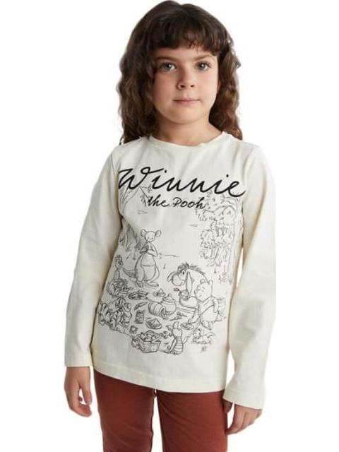 PLAYERA NIÑA BEIGE WINNIE THE POOH