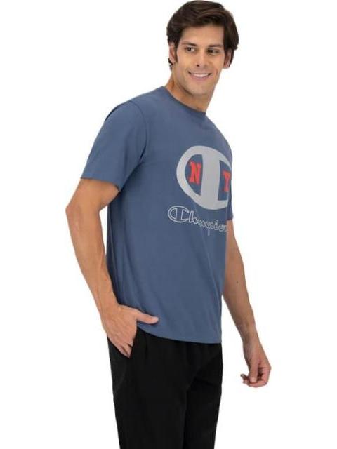 PLAYERA PLAYERAS TEES AZUL CHAMPION