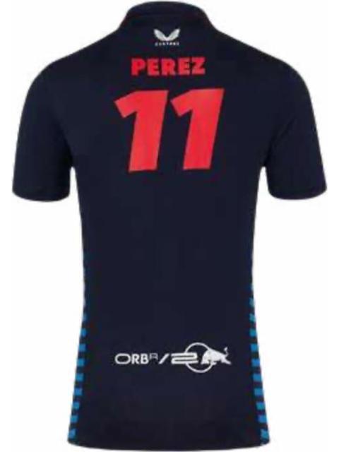 PLAYERA POLO MOTORSPORT SS POLO SHIRT CHECO AZUL MARINO RED BULL RACING