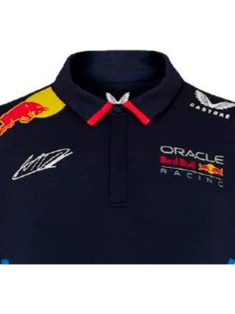 PLAYERA POLO MOTORSPORT SS POLO SHIRT CHECO AZUL MARINO RED BULL RACING