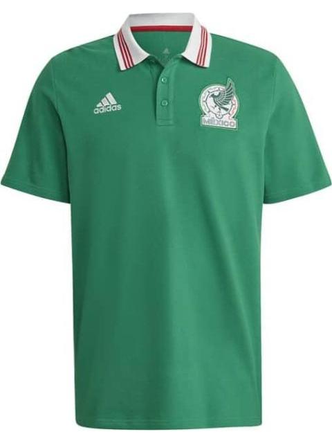 PLAYERA POLO SELECCION NACIONAL DE MEXICO VERDE ADIDAS