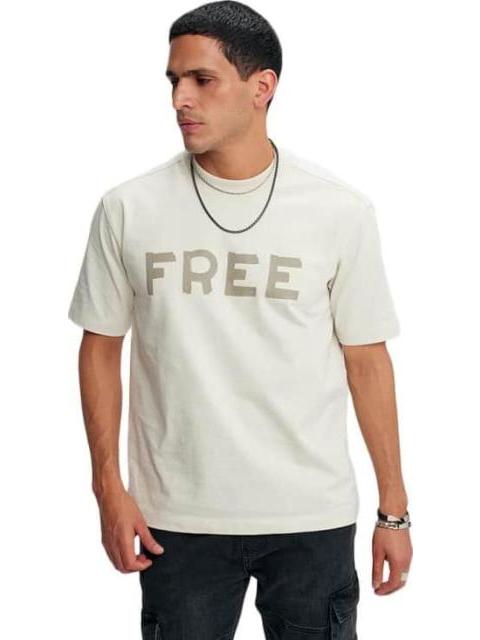 PLAYERA PRINT LOCALIZADO MANGA CORTA BEIGE HARD SODA
