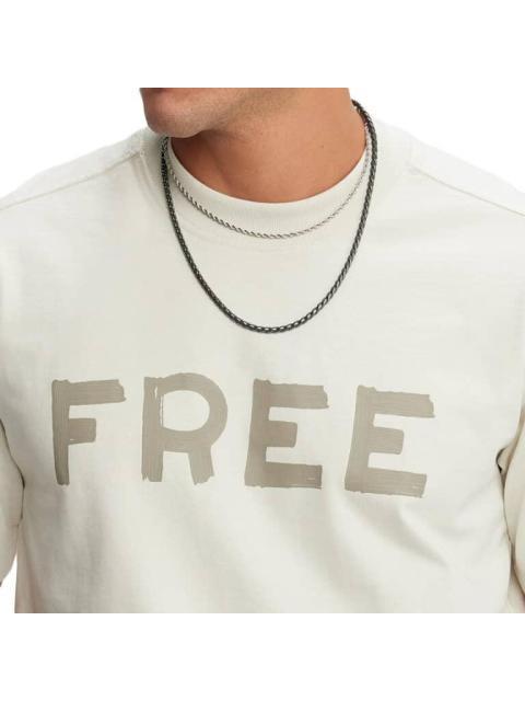 PLAYERA PRINT LOCALIZADO MANGA CORTA BEIGE HARD SODA