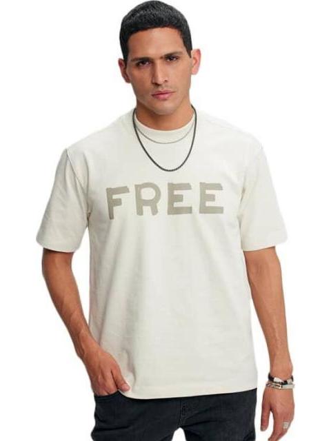 PLAYERA PRINT LOCALIZADO MANGA CORTA BEIGE HARD SODA