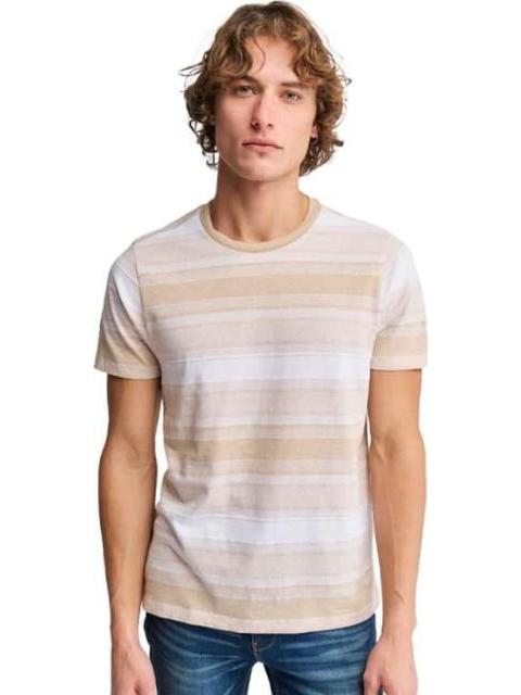 PLAYERA RAYAS BEIGE NEXT CO