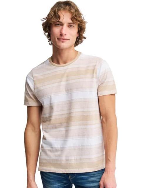 PLAYERA RAYAS BEIGE NEXT CO