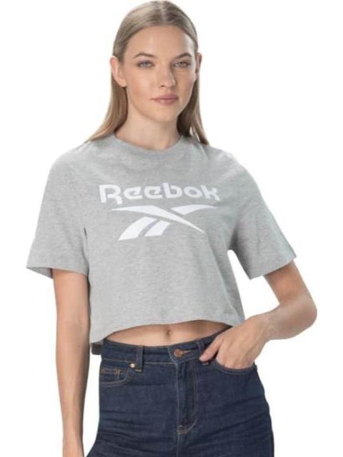 PLAYERA REEBOK IDENTITY BIG LOGO CROP TEE GRIS REEBOK