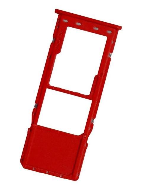 PORTA SIM A10 SM-A105M CHAROLA BANDEJA SINGLE COLOR ROJO