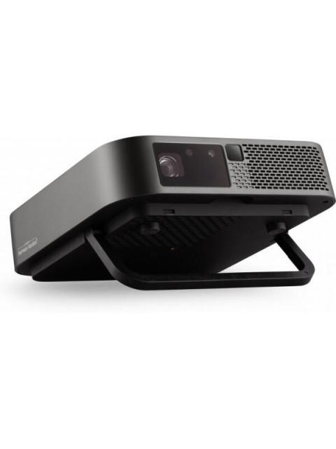 PROYECTOR PORTATIL VIEWSONIC M2E LED DLP 1920 X 1080 1000 LUMENES BLUETOOTH INALAMBRICO CON BOCINAS GRIS