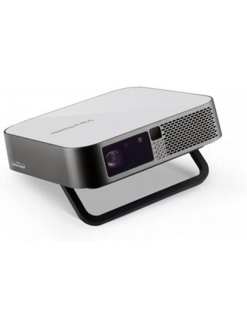 PROYECTOR PORTATIL VIEWSONIC M2E LED DLP 1920 X 1080 1000 LUMENES BLUETOOTH INALAMBRICO CON BOCINAS GRIS