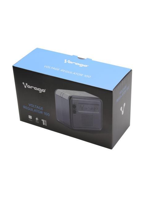 REGULADOR VORAGO AVR-100 1000VA ENTRADA 94-150V SALIDA 108-132V 8 CONTACTOS