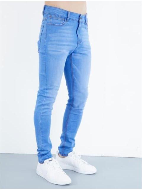 JEANS SKINNY FIT CINTURA REGULAR BLEACH GOODYEAR