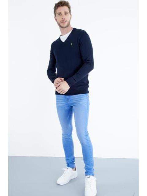 JEANS SKINNY FIT CINTURA REGULAR BLEACH GOODYEAR