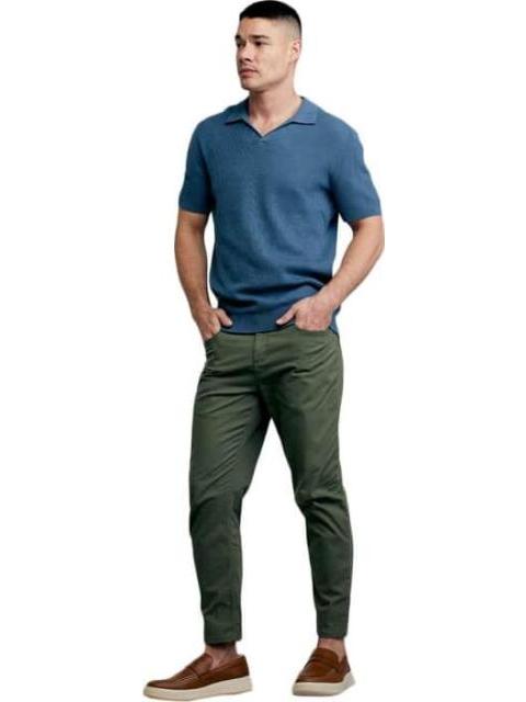 ROPA CASUAL PANTALON D.E.E.P SELECTION PISA VERDE OLIVO D.E.E.P SELECTION